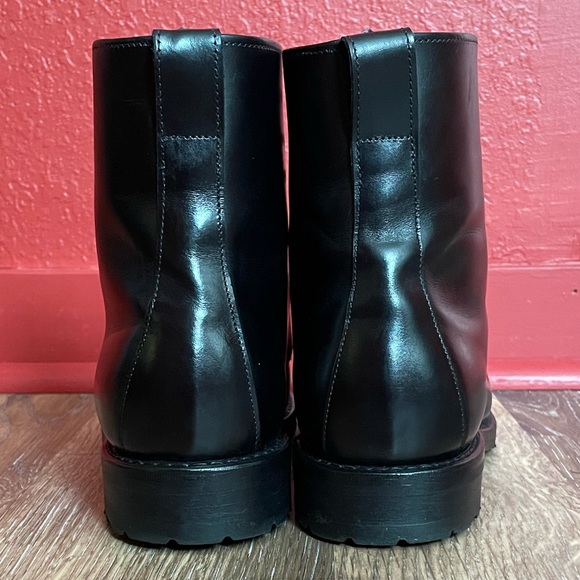 Black Leather Dress Boots - Picture 5 of 7